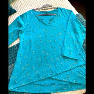 Fresh Produce Cotton knit 3/4 sleeves super cute!